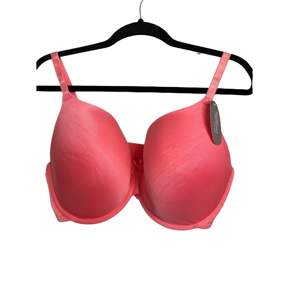Secret Treasures T-Shirt Bra 40DD Coral Pink Padded Underwire NWT
